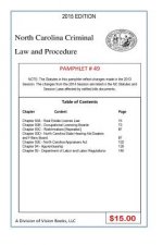 North Carolina Criminal Law and Procedure-Pamphlet 49