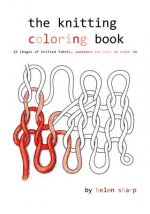 The knitting coloring book: 24 images of yarn, knitting and sweaters to color in