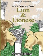 Lion and Lionese: Adult Coloring Book