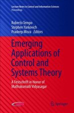 Emerging Applications of Control and Systems Theory