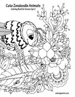 Cute Zendoodle Animals Coloring Book for Grown-Ups 2