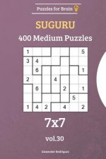 Puzzles for Brain - Suguru 400 Medium Puzzles 7x7 vol. 30