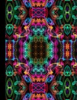 Abstract Curly Cues Notebook, Wide Ruled, 100 Sheets/200 Pages, 7.5 X 9.75