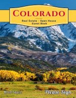 Colorado Real Estate Open House Guest Book: Spaces for Guests