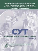 Motivational Enhancement Therapy and Cognitive Behavioral Therapy Supplement