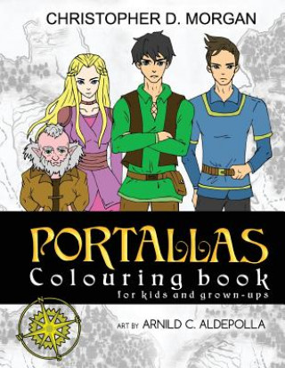 PORTALLAS Colouring Book for kids and grown-ups