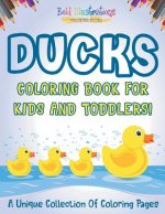 Ducks Coloring Book For Kids And Toddlers! A Unique Collection Of Coloring Pages