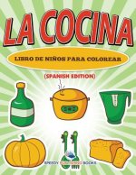 Cocina Libro De Ninos Para Colorear (Spanish Edition)