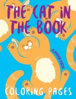 Cat in the Book (Coloring Pages)