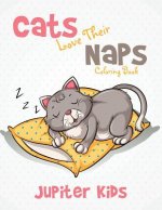 Cats Love Their Naps Coloring Book