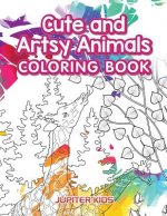 Cute and Artsy Animals Coloring Book
