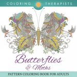 Butterflies & Moths Pattern Coloring Book For Adults