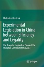 Experimental Legislation in China between Efficiency and Legality