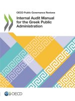 Internal audit manual for the Greek public administration