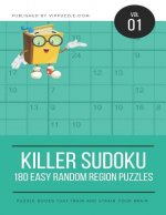 Killer Sudoku - 180 Easy Random Region Puzzles