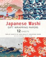 Japanese Washi Gift Wrapping Papers - 12 Sheets