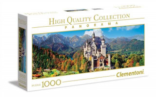 Puzzle 1000 High Quality Collection Panorama Neuschwanstein