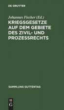 Kriegsgesetze auf dem Gebiete des Zivil- und Prozessrechts