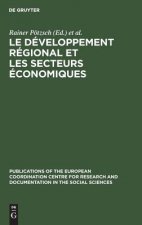 developpement regional et les secteurs economiques