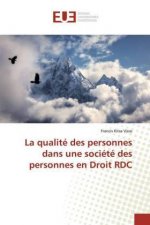 qualite des personnes dans une societe des personnes en Droit RDC