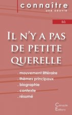 Fiche de lecture Il n'y a pas de petite querelle (Analyse litteraire de reference et resume complet)