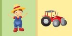 Detská knižka Farmár Traktor