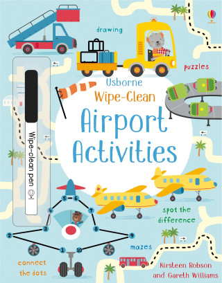 Wipe-Clean Airport Activities (KIRSTEEN ROBSON)(Puha kötésű)
