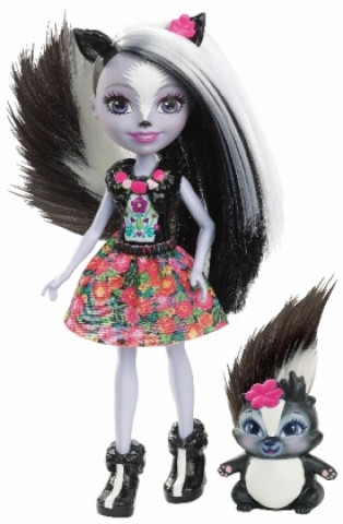 Barbie Enchantimals Lalka+zwierzątko Sage Skunk & Caper