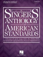 The Singer's Anthology of American Standards: Soprano Edition