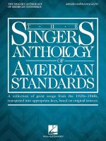 The Singer's Anthology of American Standards: Mezzo-Soprano/Alto Edition