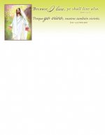 Letterhead - Easter - Bilingual: Risen Christ - Because I Live