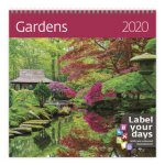Gardens - nástěnný kalendář 2020
