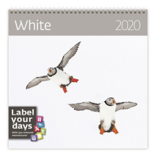 White - nástěnný kalendář 2020
