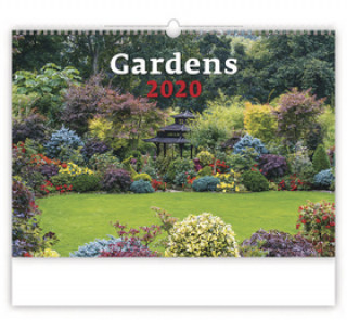 Gardens - nástěnný kalendář 2020