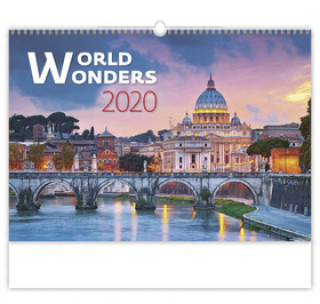 World Wonders - nástěnný kalendář 2020