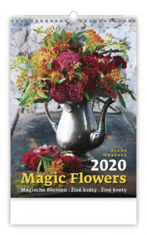 Magic Flowers/Magische Blumen/Živé květy/Živé kvety - nástěnný kalendář 2020