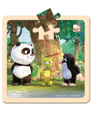 Krtek a Panda: S želvou/puzzle 20 dílků