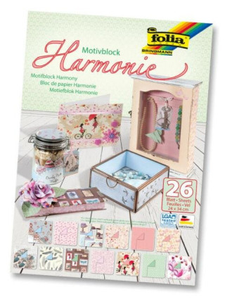 Blok z motywami Harmonia 24x34 cm 26 arkuszy