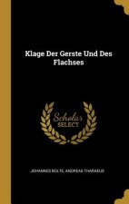 Klage Der Gerste Und Des Flachses