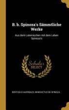 B. B. Spinoza's Sämmtliche Werke: Aus Dem Lateinischen Mit Dem Leben Spinoza's