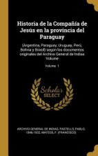 Historia de la Compa?ía de Jesús en la provincia del Paraguay: (Argentina, Paraguay, Uruguay, Perú, Bolivia y Brasil) según los documentos originales