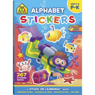 School Zone Alphabet Stickers Workbook