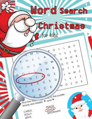 Word Search Christmas for Kids: Word Search Books for Kids Ages 6-8