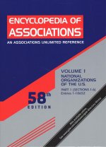 Encyclopedia of Associations: National Organizations of the U.S.: 3 Volume Set
