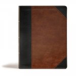 CSB Tony Evans Study Bible, Black/Brown Leathertouch: Study Notes and Commentary, Articles, Videos, Easy-To-Read Font