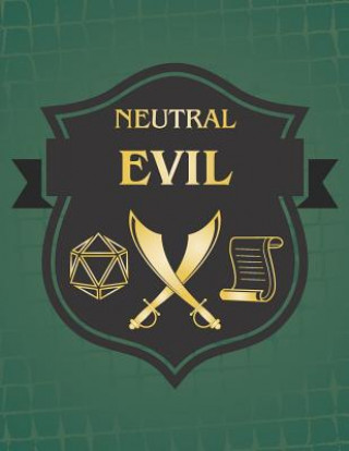 Neutral Evil: RPG Themed Mapping and Notes Book - Dark Green Theme