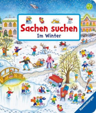 Sachen suchen: Im Winter (Susanne Gernhäuser,Barbara Jelenkovich)(Leporelo)