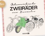 Österreichische Zweiräder zum Ausmalen