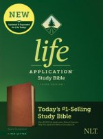 NLT Life Application Study Bible, Third Edition (Red Letter, Leatherlike, Brown/Tan)