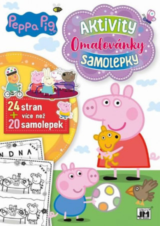 Aktivity Omalovánky Samolepky Prasátko Peppa